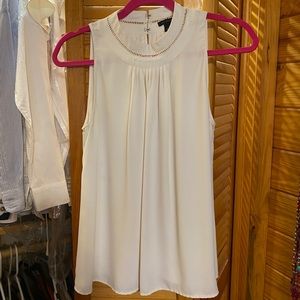 Ann taylor cream colored shirt